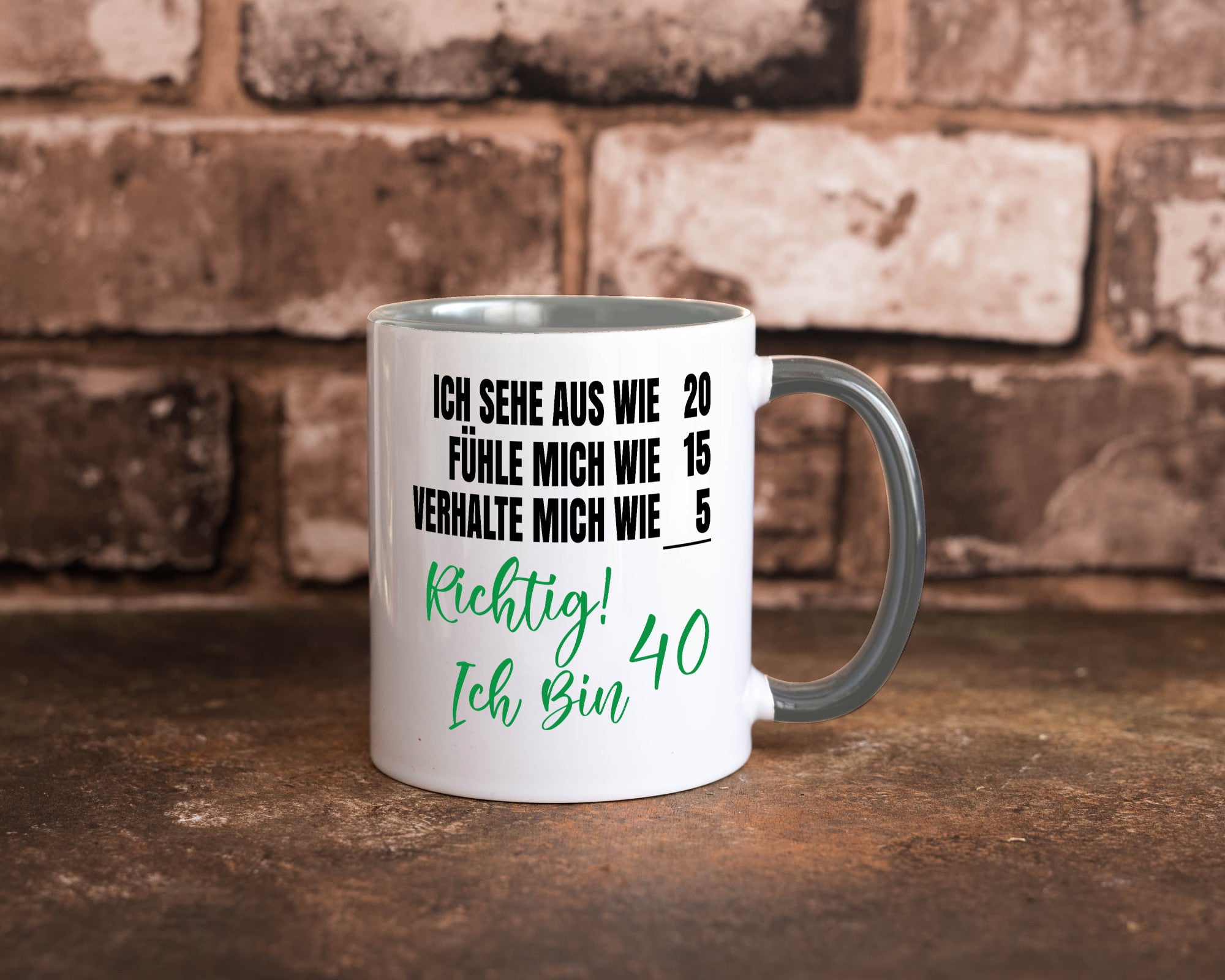 Ich bin Jung | 40 Geburtstag Verhalte mich wie ein Kind Geschenk Geschenkidee