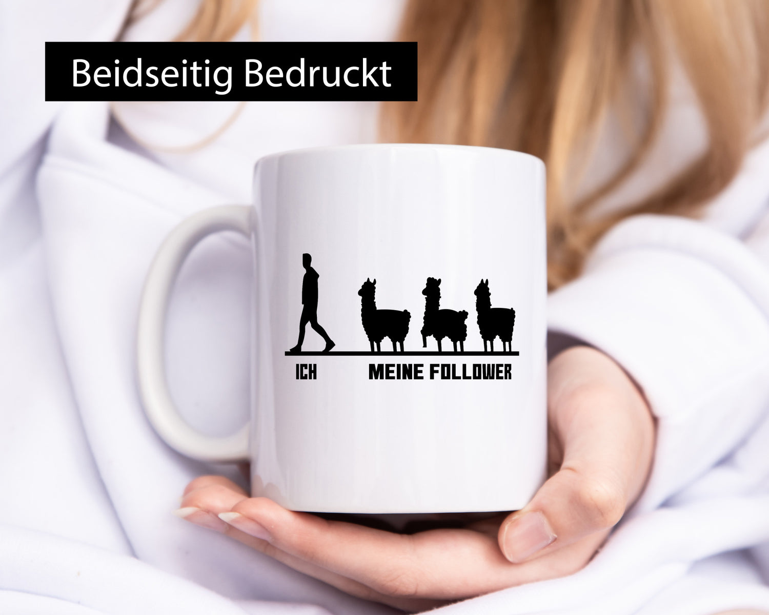 Meine Follower | Lama Alpaka Influencer Internet lustig Humor Geschenkidee