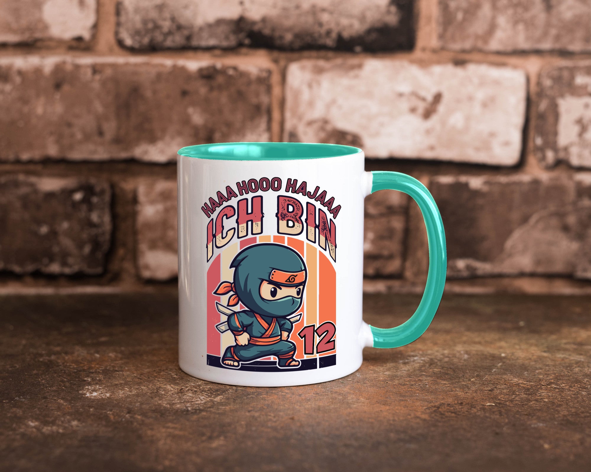 12. Geburtstag | Ninja Junge 12 Jahre Humor Geschenkidee Tasse