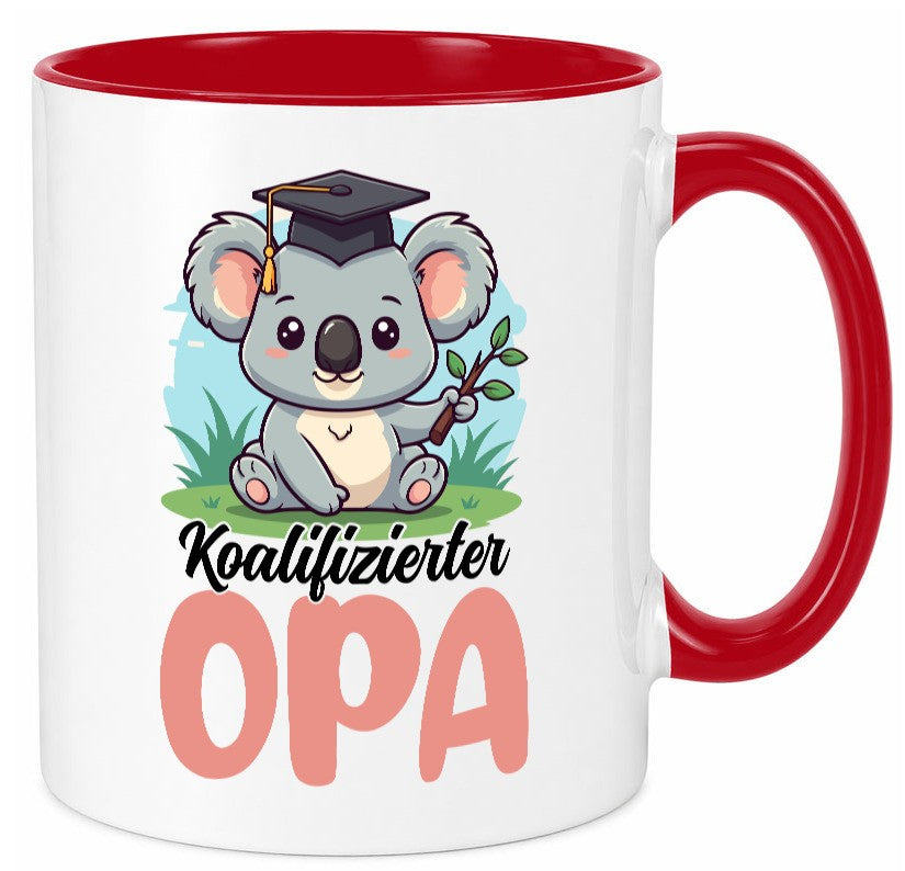Koalifizierter Opa | Großvater Enkel Familie Humor Geschenkidee Tasse