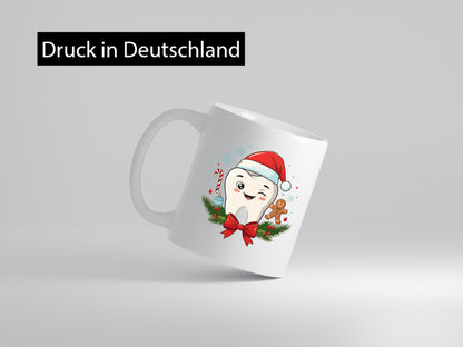 Weihnacht | Zahnarzt Advent Santa Zahn Geschenkidee Humor Tasse