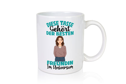 Im Universum: Freundin | Beziehung Partnerin Liebe Geschenk Humor Geschenkidee