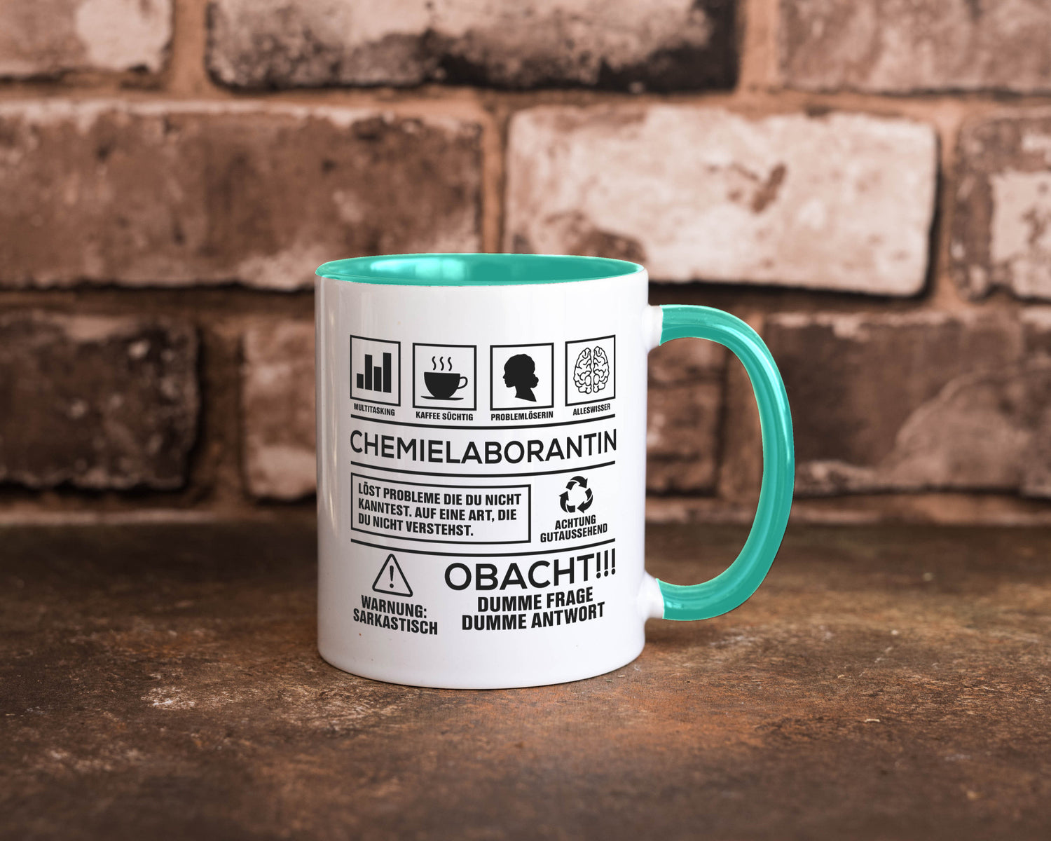 Achtung Probleme Chemielaborantin | Laborantin Chemie Geschenk Humor