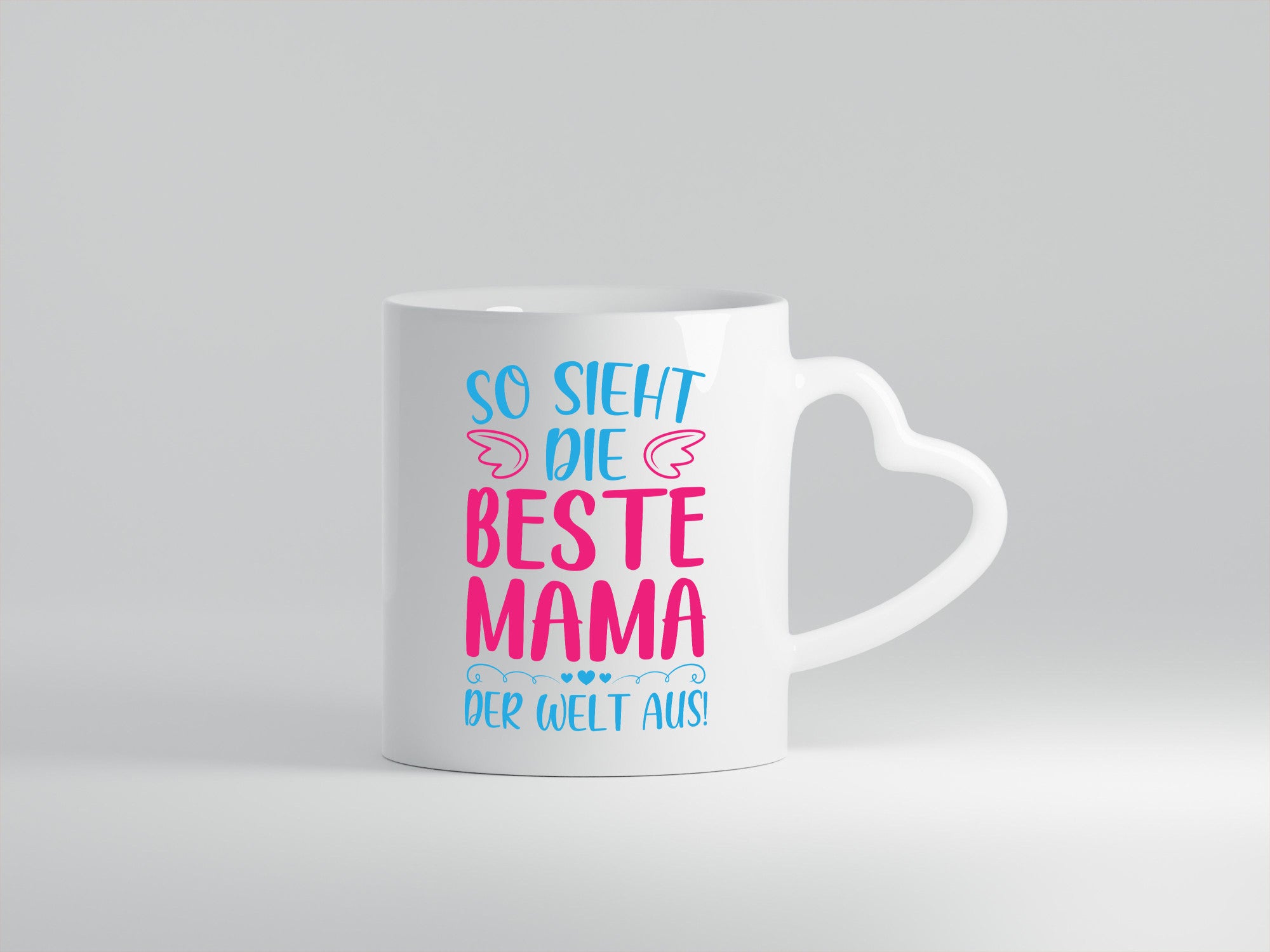 Beste Mama der Welt | Herzchen Geschenk Familie Geschenkidee lustiger Spruch