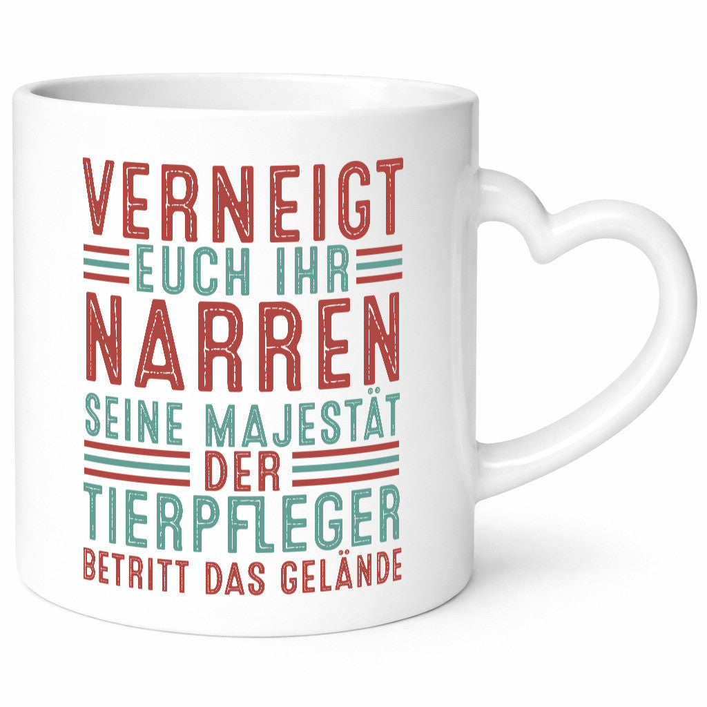 Verneigt euch: Tierpfleger | Pflegeberuf Tierheim Humor Arbeit Kollegen Büro