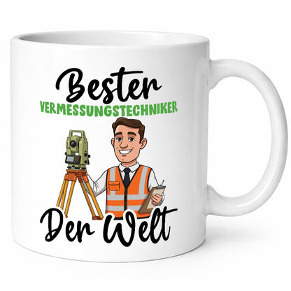 Bester Vermessungstechniker | Techniker v2 Geschenkidee Humor Tasse