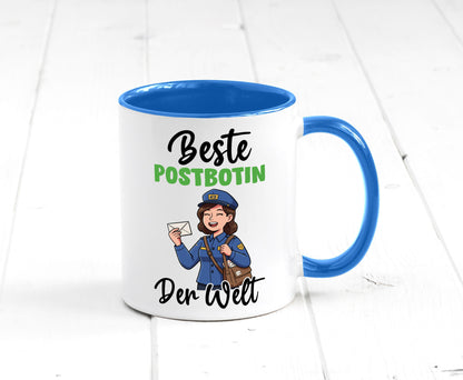 Beste Postbotin | Beruf Post Briefträger v2 lustig Arbeit Kollegen Büro