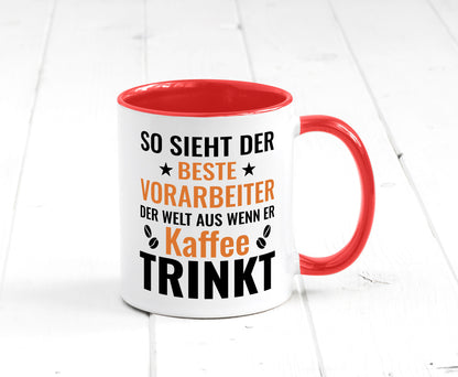 Kaffee trinkt: Vorarbeiter | Kollege Teamleiter Geschenk Arbeit Kollegen Büro