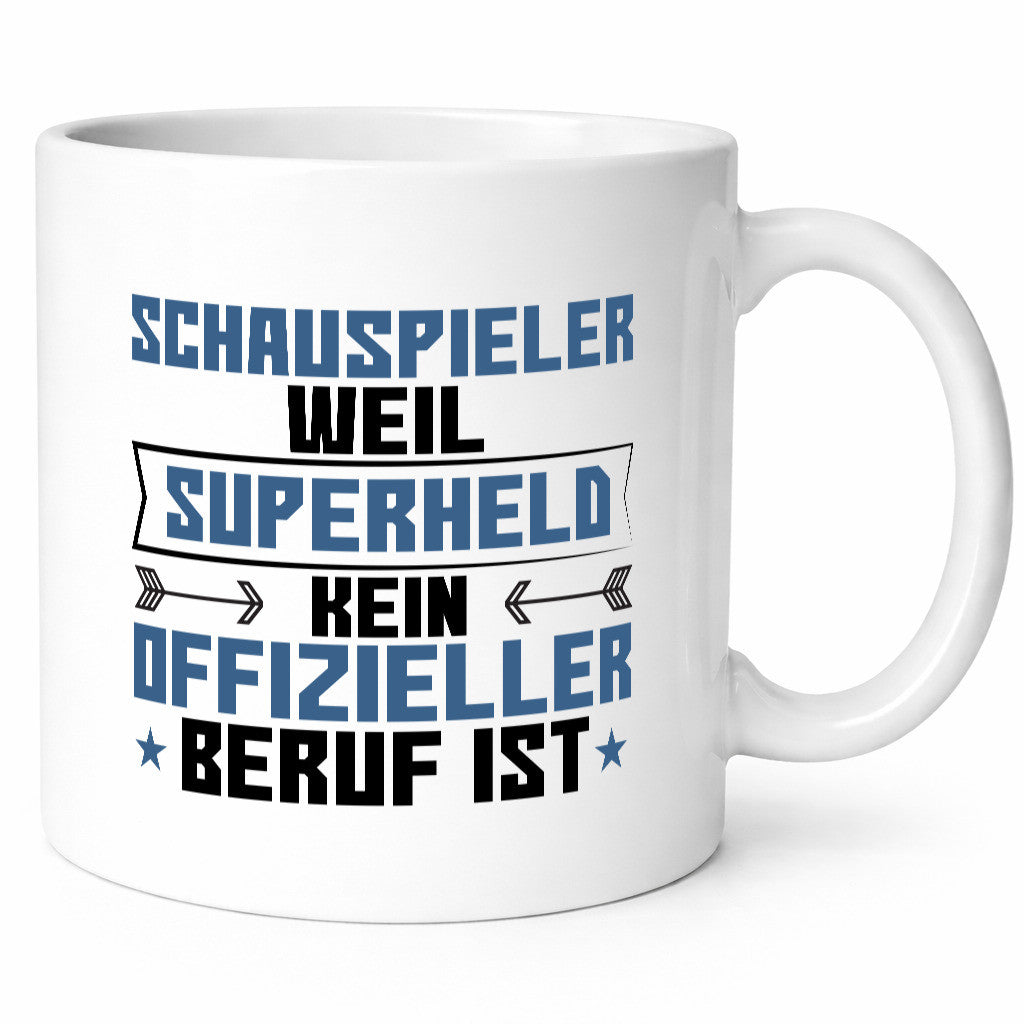Superheld Schauspieler | Theater Humor Geschenkidee Tasse