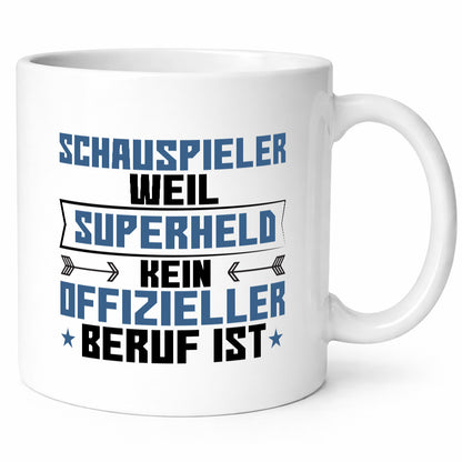 Superheld Schauspieler | Theater Humor Geschenkidee Tasse