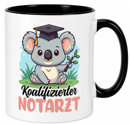 Koalifizierter Notarzt | Arzt Geschenk Humor Geschenkidee lustiger Spruch Tasse