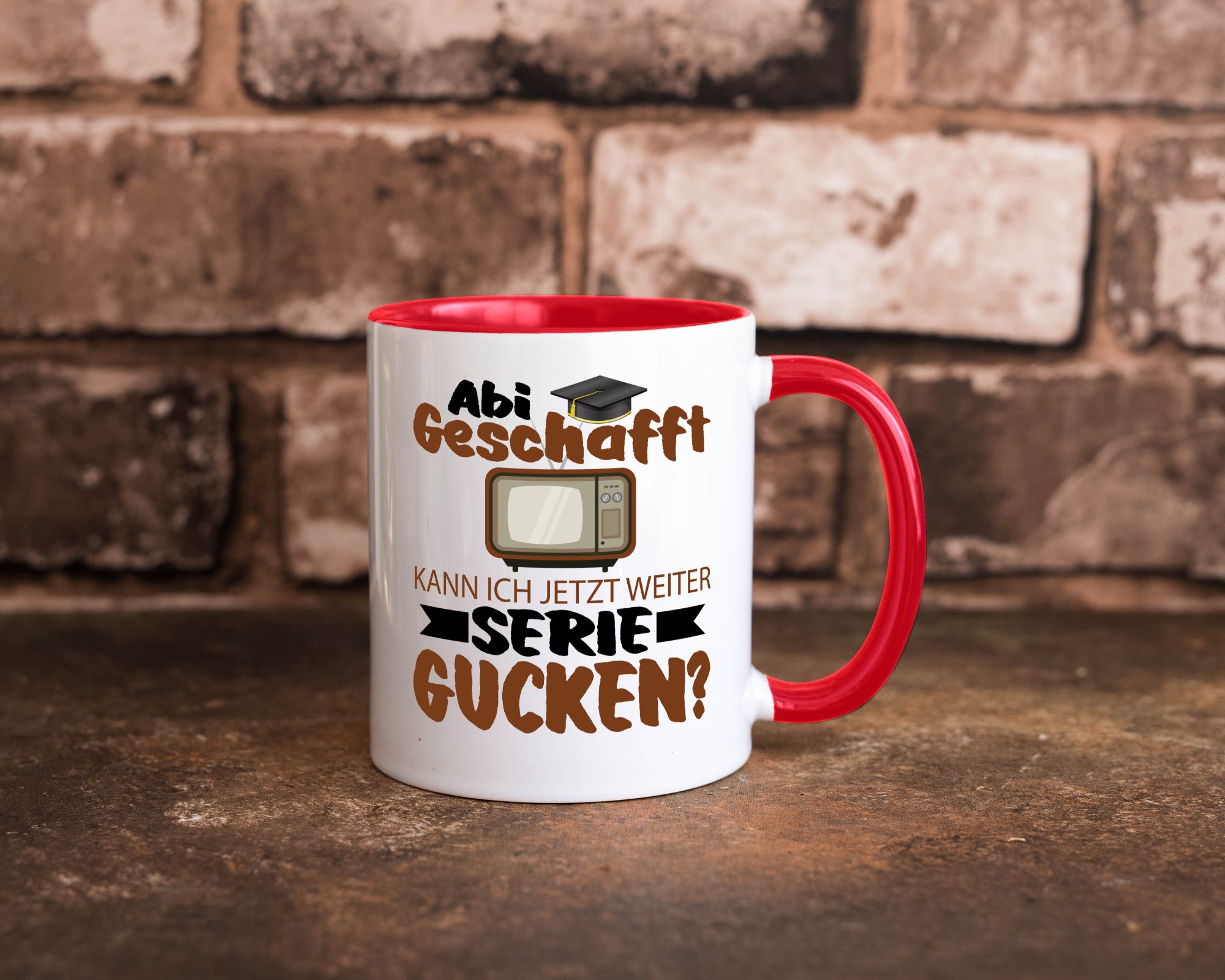 Abi Geschaft | Serie Gucken Bachlor Abitur Geschenk Humor Geschenkidee lustiger