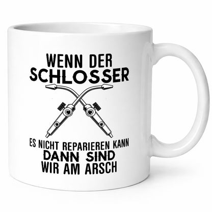 Der Schlosser lustiger Spruch Geschenk Humor Geschenkidee Tasse