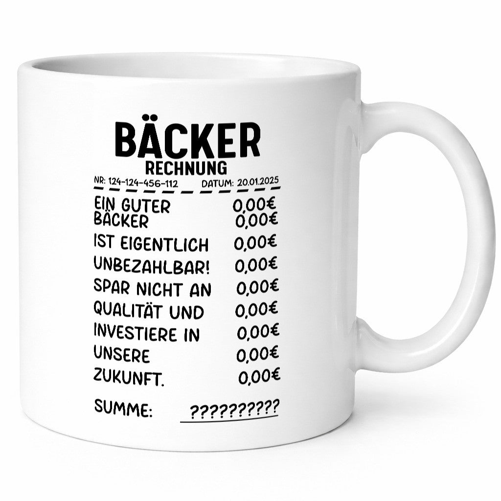 Bäcker Rechnung | Bäckerrei Verdammt guter Geschenk Humor Geschenkidee lustiger