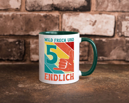 5. Geburtstag | 5 Jahre Wild und Frech Geschenk Geschenkidee lustiger Spruch