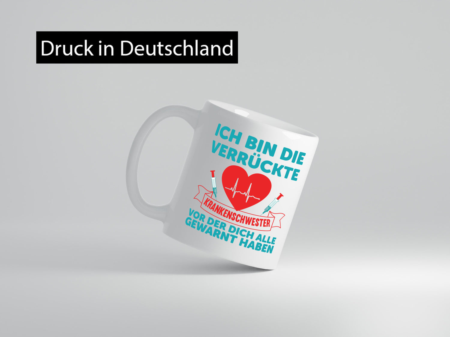 Verrückte Krankenschwester | Krankenhaus nurse Humor Geschenkidee Tasse