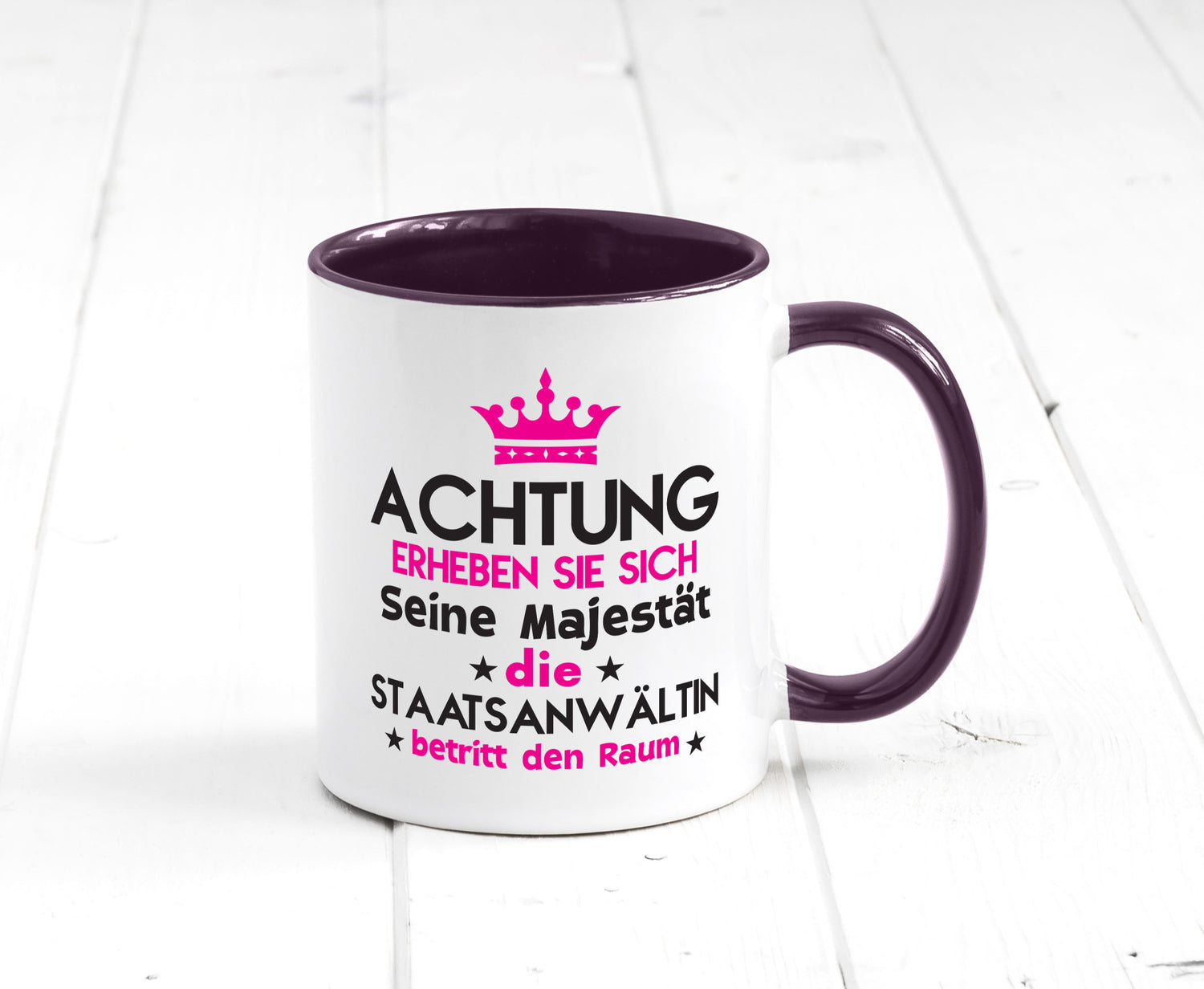 Seine Majestät Staatsanwältin | Anwältin lustiger Spruch Geschenk Humor