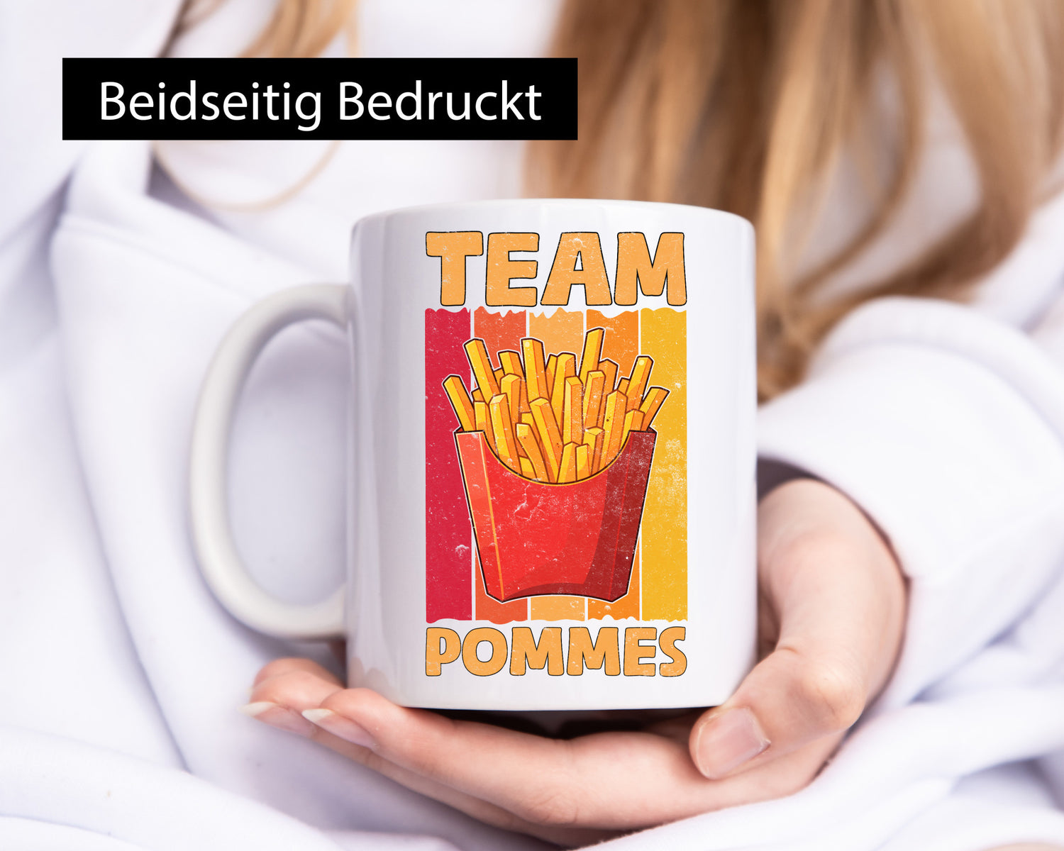 Team Pommes | Frites Liebhaber Humor Geschenkidee Tasse