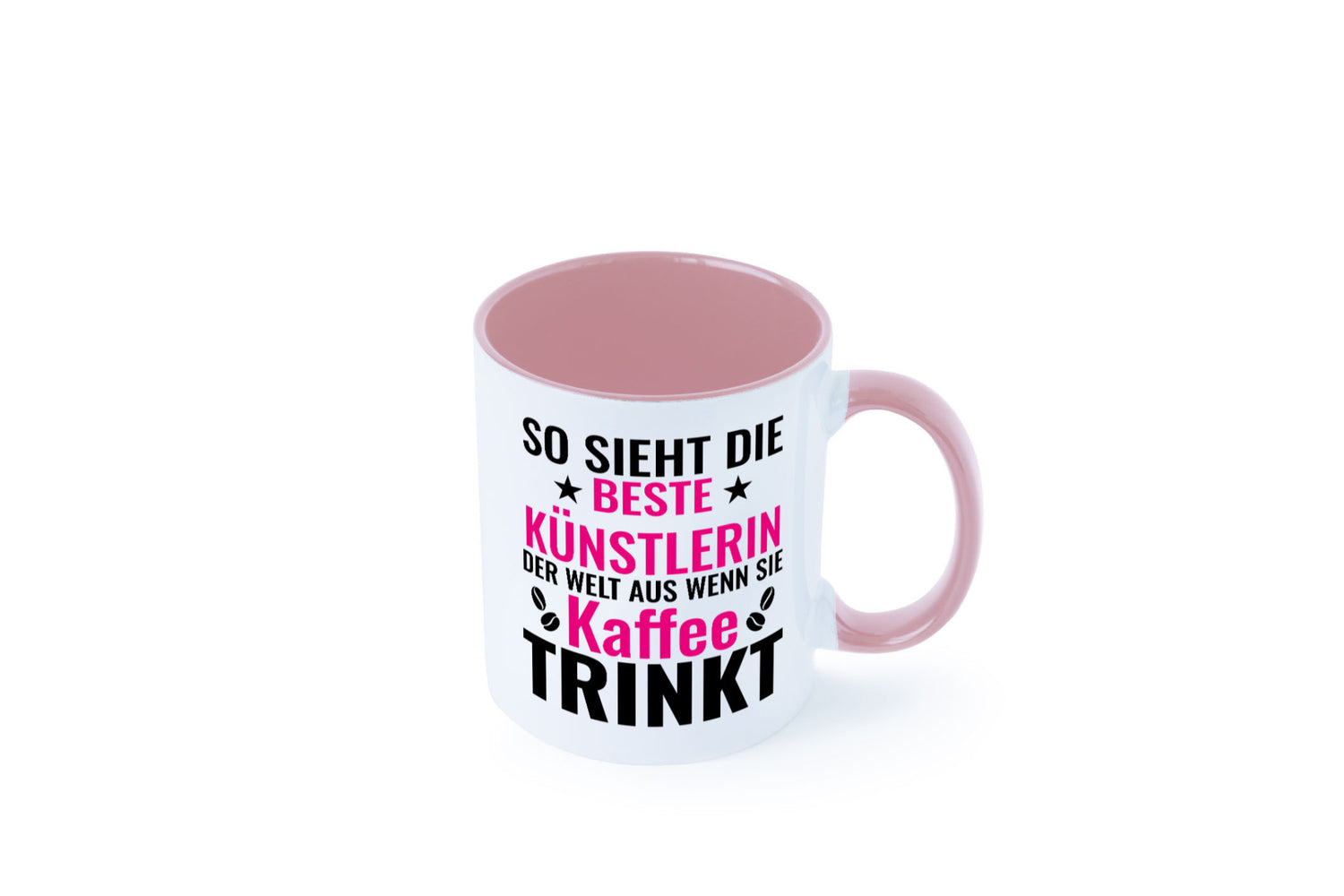 Kaffee trinkt: Künstlerin | Kunst Geschenk Humor Geschenkidee lustiger Spruch