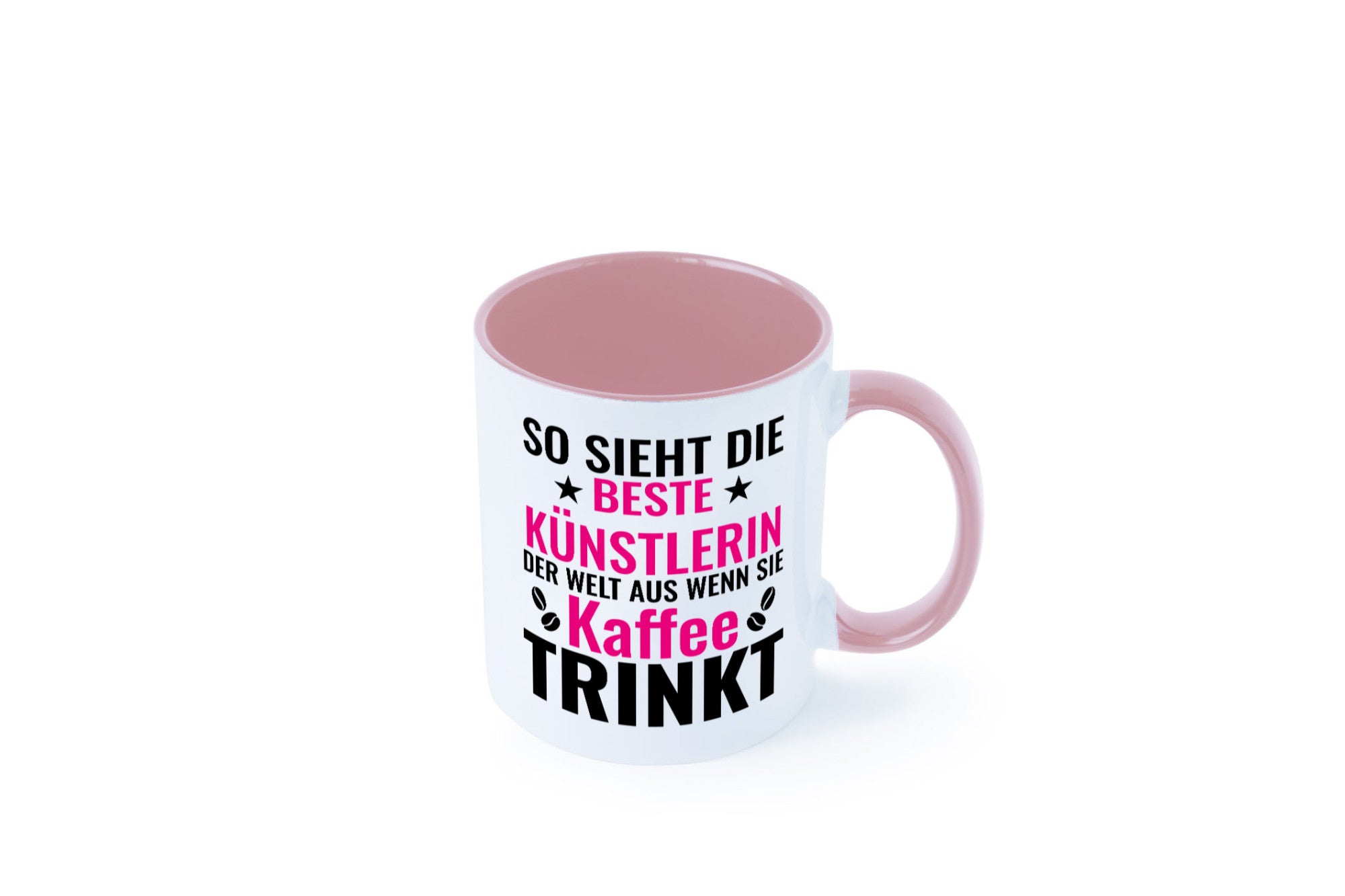 Kaffee trinkt: Künstlerin | Kunst Geschenk Humor Geschenkidee lustiger Spruch