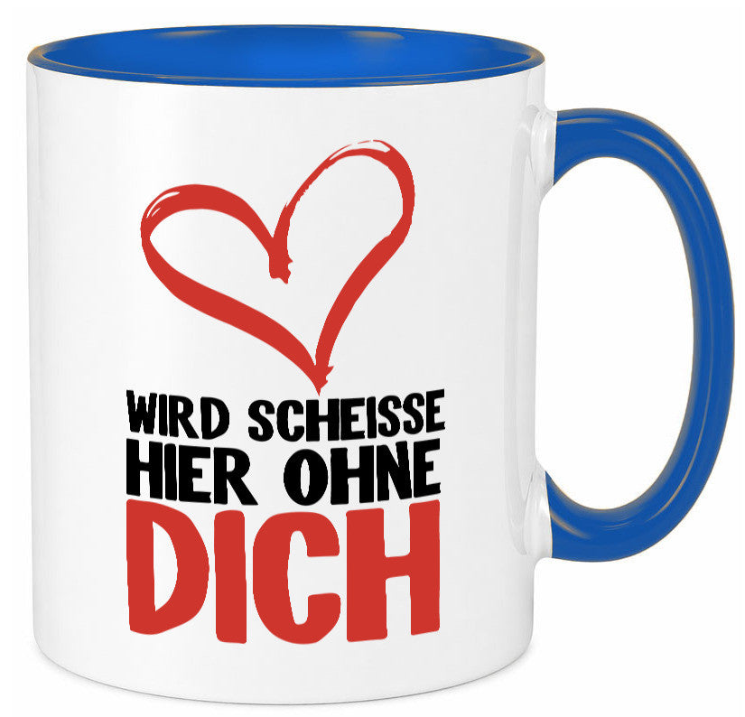 Wird Scheisse Geschenk Humor Geschenkidee lustiger Spruch Tasse