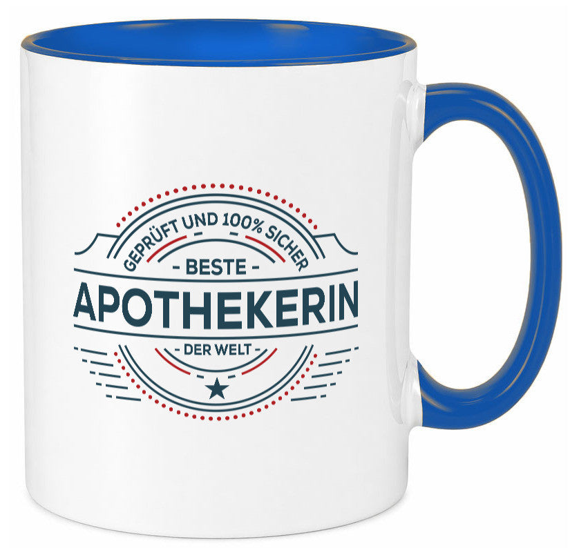 Geprüft und sicher: Apothekerin | Apotheke Pharmazie lustig Humor Geschenkidee