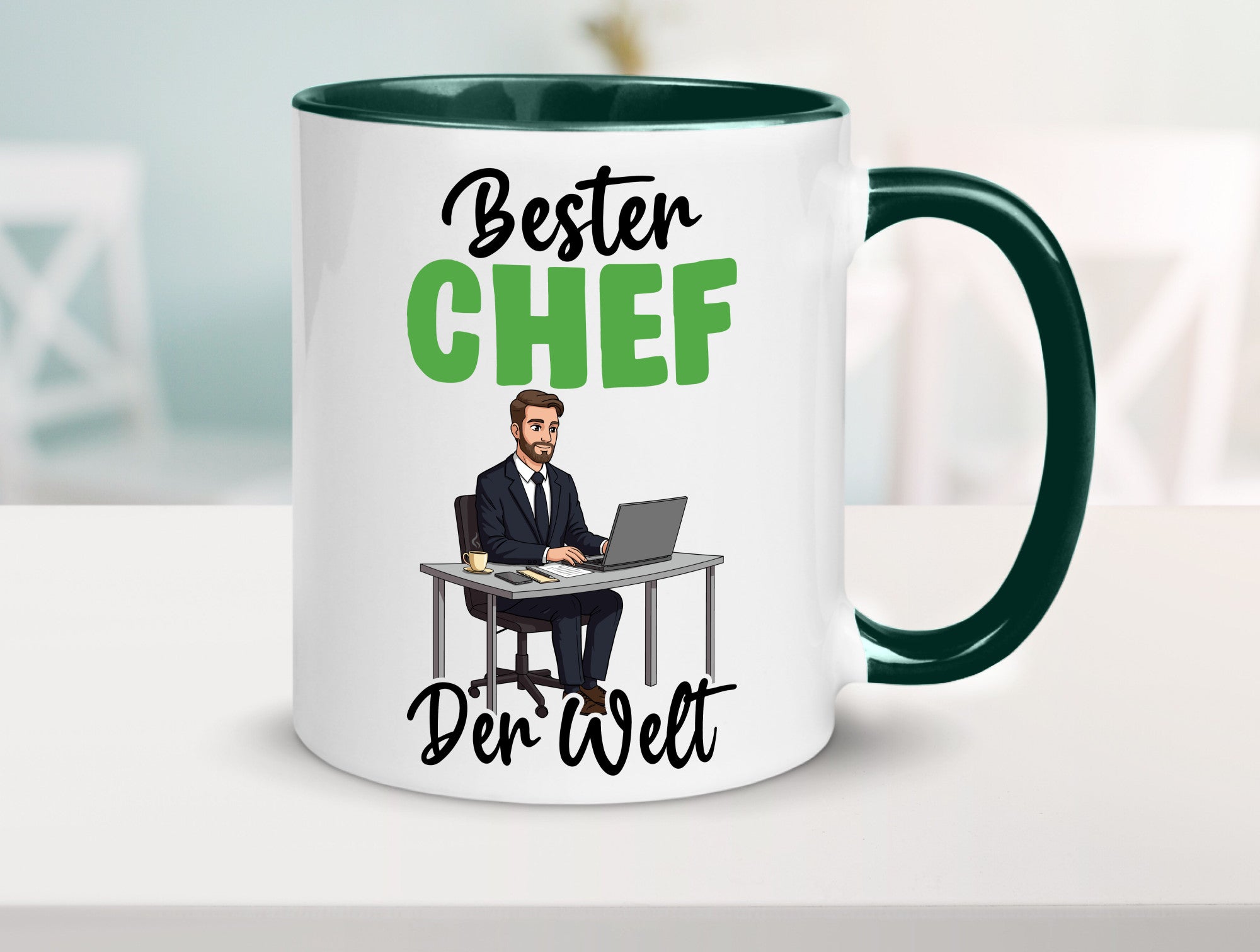 Bester Chef | Führungskraft Vorgesetzter v2 Humor Arbeit Kollegen Büro