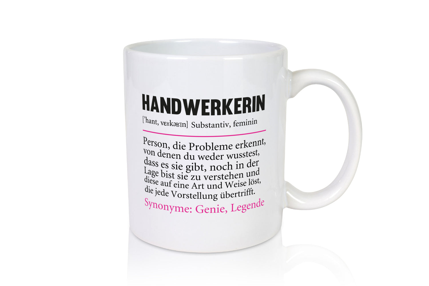 Handwerkerin | Spruch Humor Beruf Handwerkerinnen Geschenk Arbeit Kollegen Büro