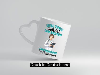 Im Universum: Orthopädin |Orthopädie lustiger Spruch Geschenk Humor