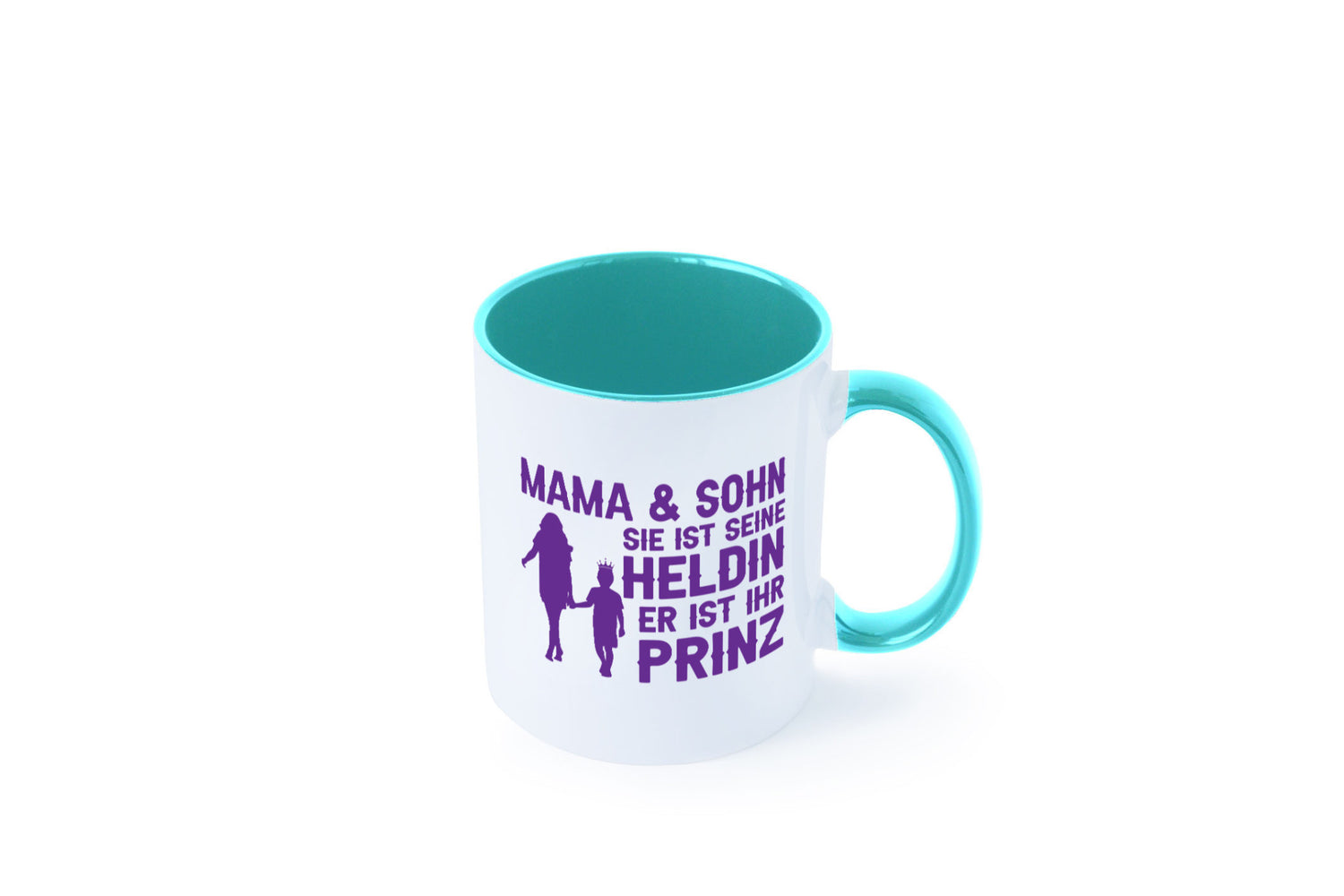 Mama &amp; Sohn | Helding Prinz Mutterliebe Geschenkidee Familie Humor Tasse