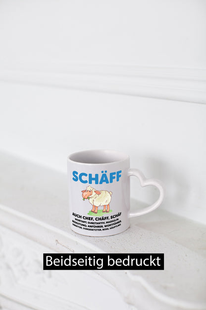 Chef | Arbeitgeber Boss Wortspiel Humor Arbeit Kollegen Büro Geschenkidee Tasse