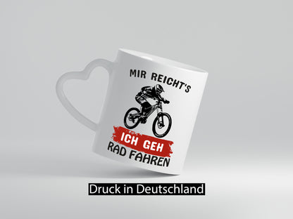 Ich geh Rad fahren | Radler Tasse Fahrradfahrer Humor Geschenkidee