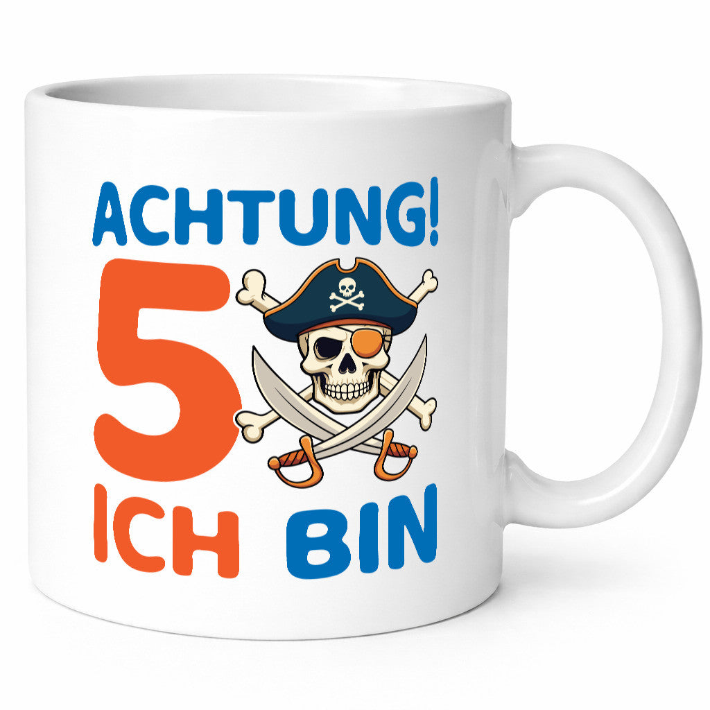 5. Geburtstag | 5 Jahre Pirat lustig Geschenkidee Geschenk Tasse