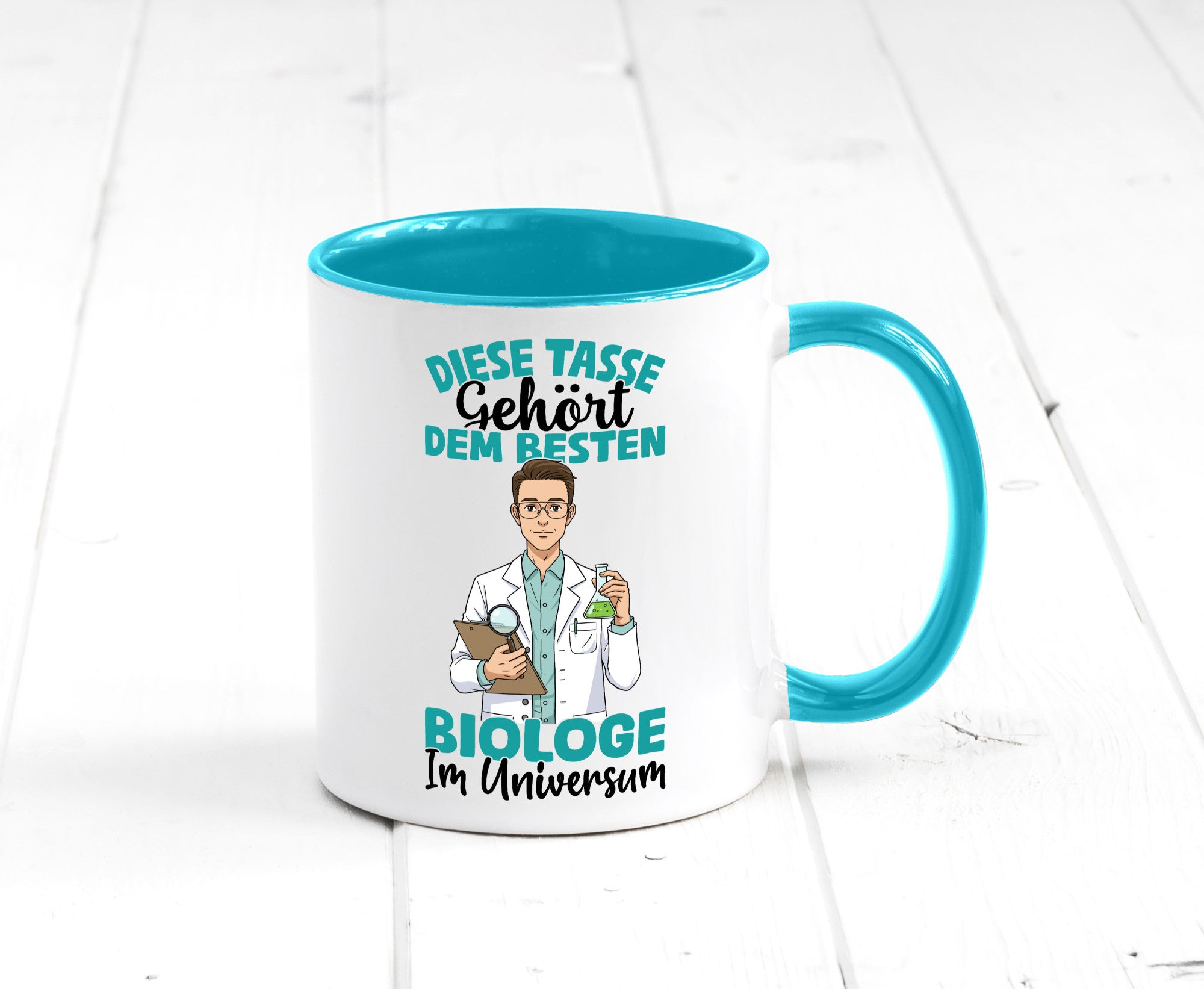Im Universum: Biologe | Biologie Naturforscher Humor Geschenkidee Tasse