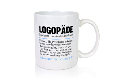 Logopäde | Spruch lustig Sprachtherapie Beruf lustiger Geschenk Arbeit Kollegen