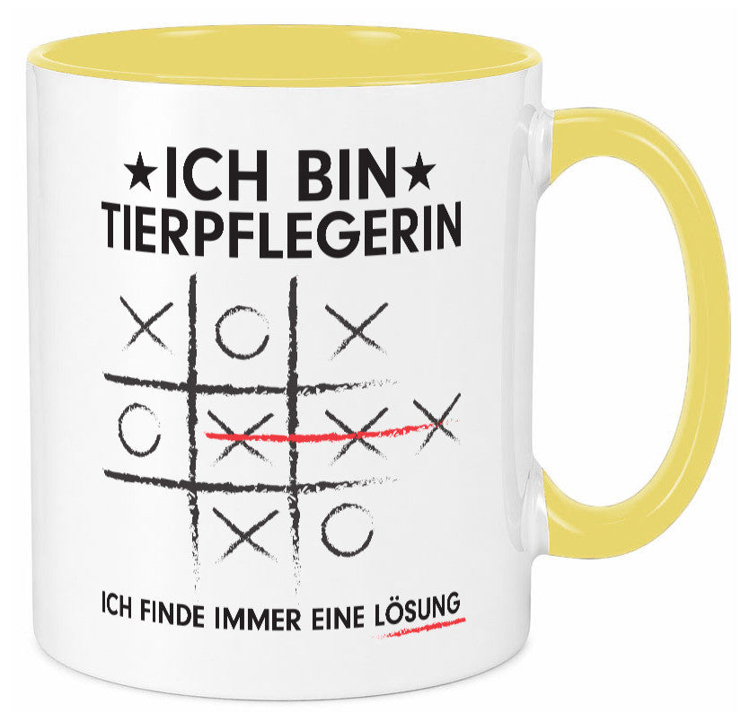 Löse Probleme: Tierpflegerin | Pflegeberuf Tierheim v3 Humor Arbeit Kollegen