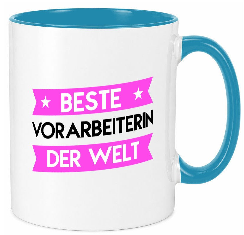 Beste Vorarbeiterin | Kollegin Teamleiter Geschenkidee Arbeit Kollegen Büro Tasse