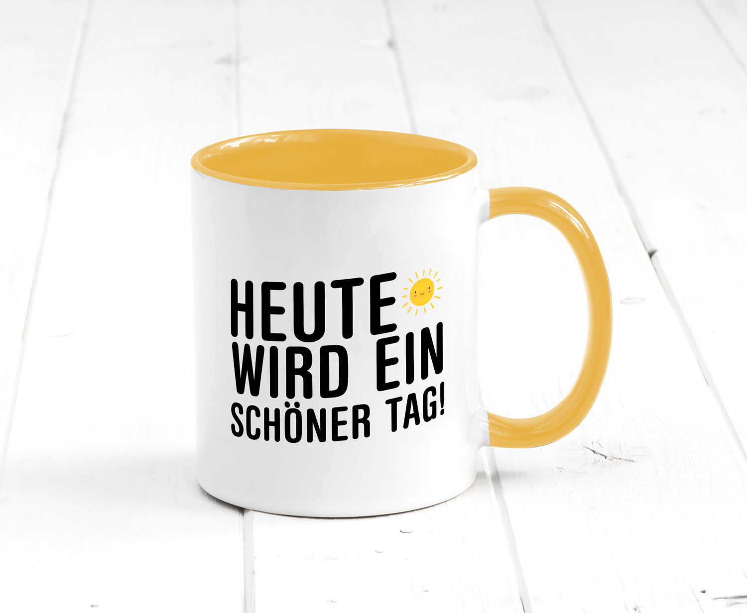 Heute wird ein schöner Tag | Motivation Positive Gedanken lustig Humor