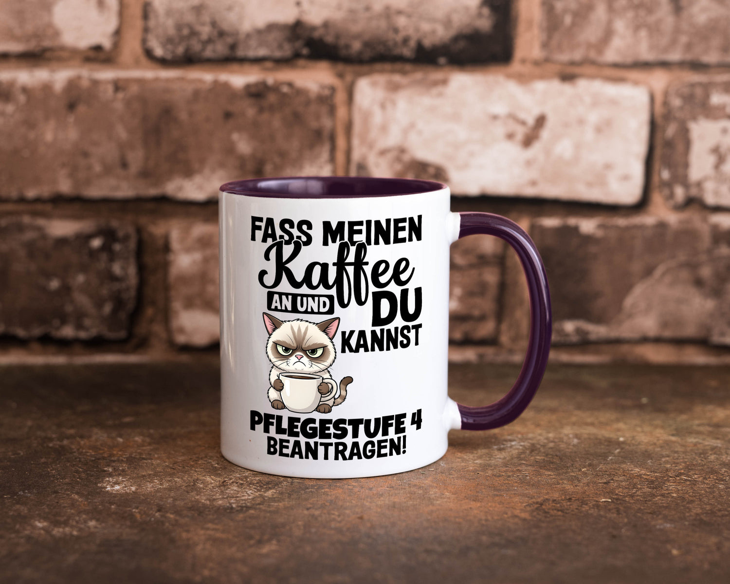 Fass meinen Kaffee an | Pflegestufe 4 Krankenschwester v3 Geschenkidee Humor