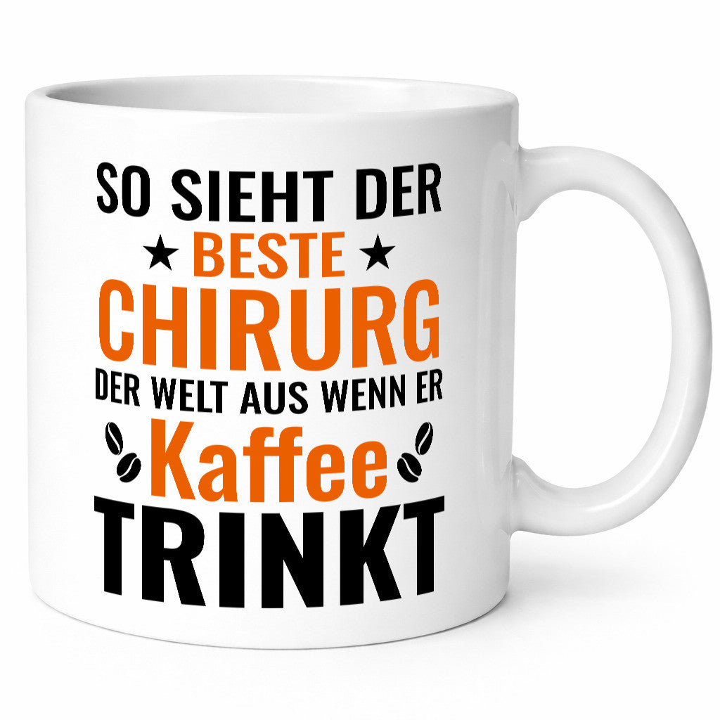 Kaffee trinkt: Chirurg | Medizin Chirurgie lustig Humor Geschenkidee Geschenk