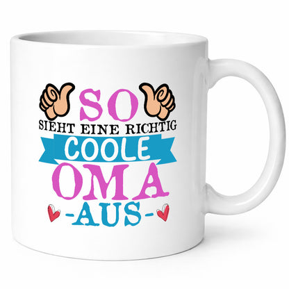 So sieht eine richtig Coole Oma aus | Großmutter Humor Familie Geschenkidee