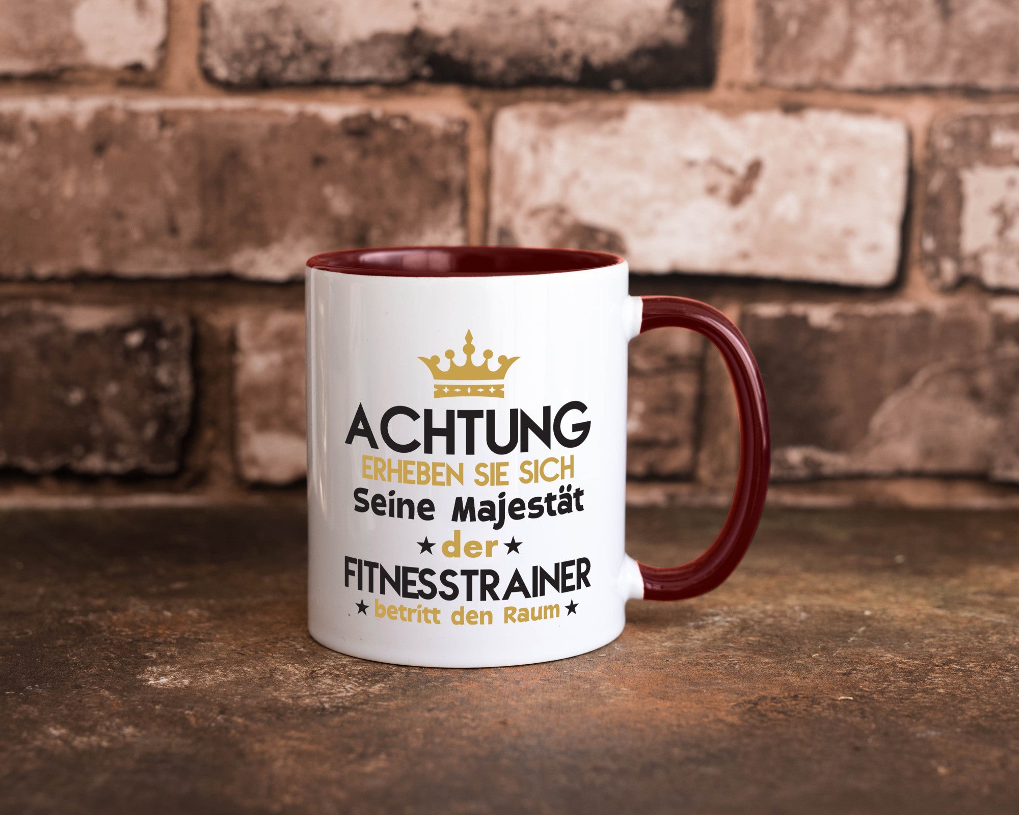 Seine Majestät Fitnesstrainer | Personal Trainer Sport lustiger Spruch Geschenk
