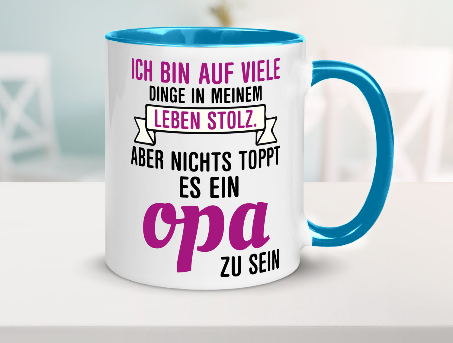 Opa Tasse | Stolzer Großvater Vatertag Enkelkinder Geschenk Familie