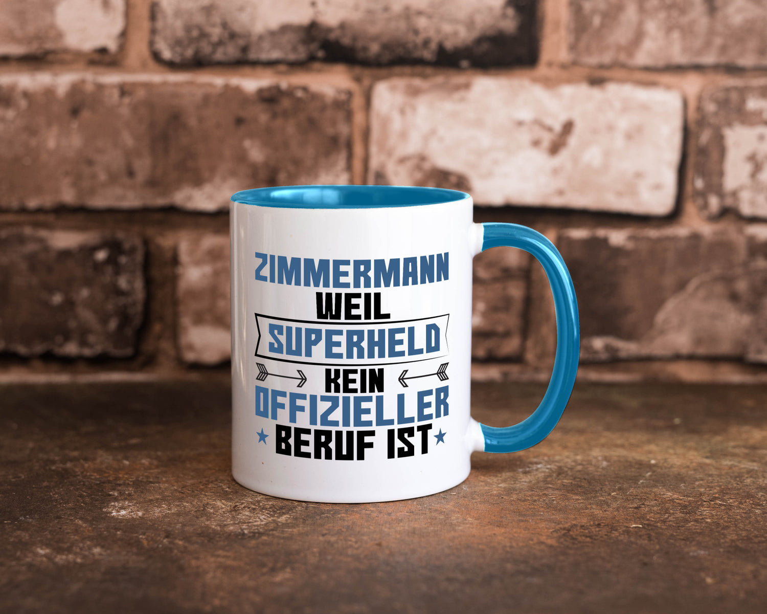 Superheld Zimmermann | Handwerker Holzbau Geschenk Humor Geschenkidee lustiger