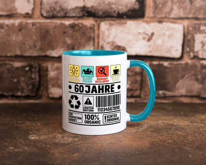 60. Geburtstag | 60 Jahre Humor Limited Edition Geschenkidee Tasse