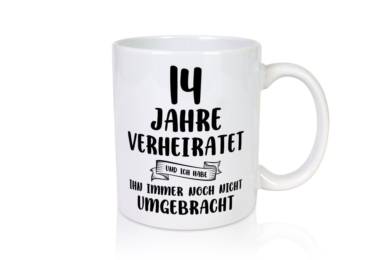 14 Jahre Verheiratet, immer noch am Leben! lustig Humor Geschenkidee Geschenk