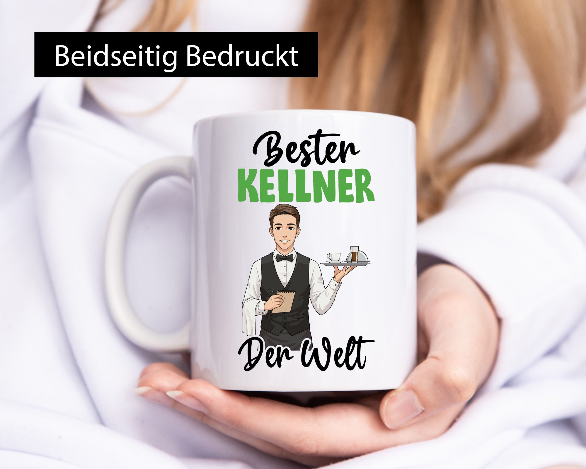 Bester Kellner | kellnern Bedienung v2 Geschenk Humor Geschenkidee lustiger
