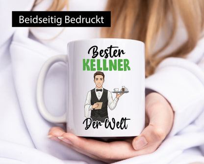 Bester Kellner | kellnern Bedienung v2 Geschenk Humor Geschenkidee lustiger