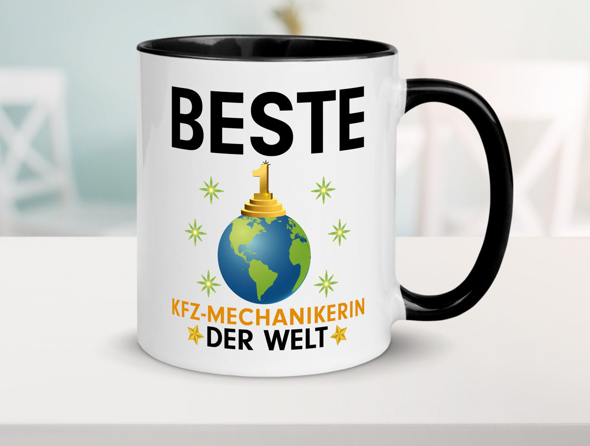Welt Beste KFZ-Mechanikerin | Mechaniker KFZ Geschenk Humor Geschenkidee Tasse