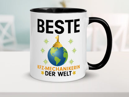 Welt Beste KFZ-Mechanikerin | Mechaniker KFZ Geschenk Humor Geschenkidee Tasse